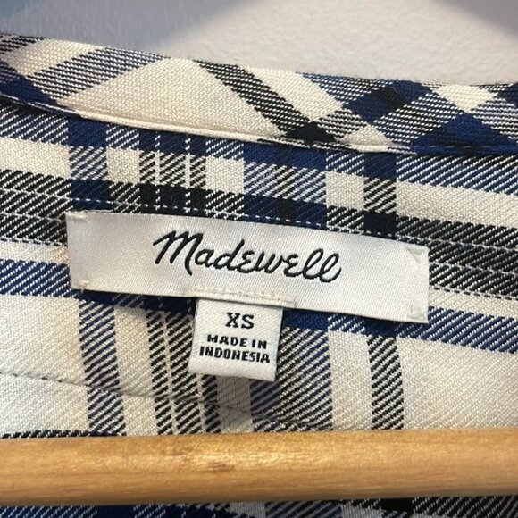 𝅺madewell • Artiste Plaid Tunic Dress - Picture 9 of 10
